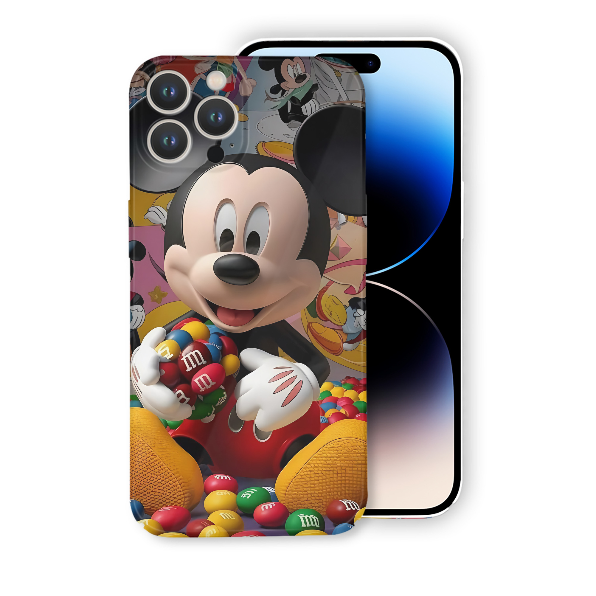 （画像用） ミッキーマウス Mickey Mouse 【iPhone 14シリーズ対応】ハードケース